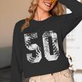 Vintage Baseball Number 50 Jersey Player Uniform Unisex Long Sleeve T-Shirt Vintage Baseball Number 50 Jersey Player Uniform Unisex Long Sleeve T-Shirt