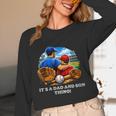 Women's Father Son Baseball Father's Day Unisex Long Sleeve T-Shirt
