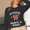 Women's Valentines Day Baseball Stealing Hearts Bases Boys Kids Men Unisex Long Sleeve T-Shirt Women's Valentines Day Baseball Stealing Hearts Bases Boys Kids Men Unisex Long Sleeve T-Shirt