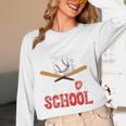 100 Days Of School Baseball 100 Days Smarter Boys Student Unisex Long Sleeve T-Shirt