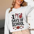 100 Days Of School Coquette Bow Baseball 100th Day Girl Kid Unisex Long Sleeve T-Shirt 100 Days Of School Coquette Bow Baseball 100th Day Girl Kid Unisex Long Sleeve T-Shirt