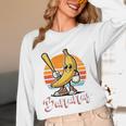 Bananas Baseball Sunset Retro Fruit Sports Boys Kids Men Premium Tri-Blend Unisex Long Sleeve T-Shirt Bananas Baseball Sunset Retro Fruit Sports Boys Kids Men Premium Tri-Blend Unisex Long Sleeve T-Shirt