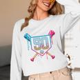 Baseball 50 Year Old Ice Cream Drip 50th Birthday Number 50 Unisex Long Sleeve T-Shirt Baseball 50 Year Old Ice Cream Drip 50th Birthday Number 50 Unisex Long Sleeve T-Shirt