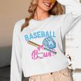 Baseball Or Bows Brother Loves You Gender Reveal Boy Or Girl Unisex Long Sleeve T-Shirt