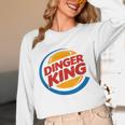 Baseball Dinger King Logo For Home Run Players And Fan Unisex Long Sleeve T-Shirt Baseball Dinger King Logo For Home Run Players And Fan Unisex Long Sleeve T-Shirt