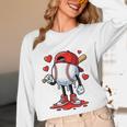 Baseball Ice Cream Drip Valentines Day Sports For Kids Boys Unisex Long Sleeve T-Shirt Baseball Ice Cream Drip Valentines Day Sports For Kids Boys Unisex Long Sleeve T-Shirt