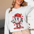 Baseball Ice Cream Valentine Dripping Game Day Men Boys Kids Unisex Long Sleeve T-Shirt Baseball Ice Cream Valentine Dripping Game Day Men Boys Kids Unisex Long Sleeve T-Shirt