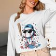 Baseball Lifestyle Apparel Youth Baseball Ice Cream Drip Unisex Long Sleeve T-Shirt Baseball Lifestyle Apparel Youth Baseball Ice Cream Drip Unisex Long Sleeve T-Shirt