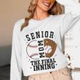 Baseball Senior Mom 2026 The Final Inning Unisex Long Sleeve T-Shirt