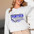 Blue Panther Baseball Home Plate Game Day Mascot Panther Unisex Long Sleeve T-Shirt Blue Panther Baseball Home Plate Game Day Mascot Panther Unisex Long Sleeve T-Shirt