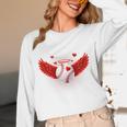 Cute Baseball &Cupid Wings Happy Valentines Boys Men Unisex Long Sleeve T-Shirt Cute Baseball &Cupid Wings Happy Valentines Boys Men Unisex Long Sleeve T-Shirt