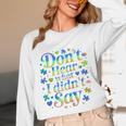 Don’t Hear What I Didn’t Say Autism Awareness Valentine Raglan Baseball Tee Unisex Long Sleeve T-Shirt Don’t Hear What I Didn’t Say Autism Awareness Valentine Raglan Baseball Tee Unisex Long Sleeve T-Shirt