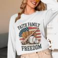 Faith Family Freedom Patriotic Christian Baseball Game Day Unisex Long Sleeve T-Shirt Faith Family Freedom Patriotic Christian Baseball Game Day Unisex Long Sleeve T-Shirt