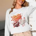 Football Basketball Baseball Heart Valentine Boys Men Kid Unisex Long Sleeve T-Shirt Football Basketball Baseball Heart Valentine Boys Men Kid Unisex Long Sleeve T-Shirt