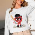 Heart Playing Baseball Valentine Baseball Unisex Long Sleeve T-Shirt Heart Playing Baseball Valentine Baseball Unisex Long Sleeve T-Shirt