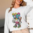 Ice Cream Drip Baseball Party 100 Days Of School Teacher Unisex Long Sleeve T-Shirt Ice Cream Drip Baseball Party 100 Days Of School Teacher Unisex Long Sleeve T-Shirt