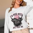 I'm Head Heffa Just Ask Me Bossy Highland Cow Baseball Cap Unisex Long Sleeve T-Shirt I'm Head Heffa Just Ask Me Bossy Highland Cow Baseball Cap Unisex Long Sleeve T-Shirt
