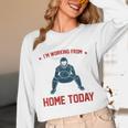 I'm Working From Home Today Baseball Lover Men Women Unisex Long Sleeve T-Shirt