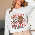 I Just Hit 100 Days Of School Baseball 100th Day Teacher Kid Unisex Long Sleeve T-Shirt I Just Hit 100 Days Of School Baseball 100th Day Teacher Kid Unisex Long Sleeve T-Shirt
