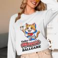 Take Meowt To The Ball Game Tee Slugger Cat Baseball Unisex Long Sleeve T-Shirt Take Meowt To The Ball Game Tee Slugger Cat Baseball Unisex Long Sleeve T-Shirt