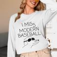 I Miss Modern Baseball Vintage Baseball Meme Tee Unisex Long Sleeve T-Shirt I Miss Modern Baseball Vintage Baseball Meme Tee Unisex Long Sleeve T-Shirt
