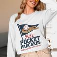 Pat's Pocket Pancakes Flag Baseball On Pancake Unisex Long Sleeve T-Shirt