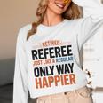 Retired Basketball Referee For Baseball Refs Unisex Long Sleeve T-Shirt