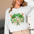 Six Seven 67 Meme Baseball Coquette Bow St Patrick's Day Unisex Long Sleeve T-Shirt Six Seven 67 Meme Baseball Coquette Bow St Patrick's Day Unisex Long Sleeve T-Shirt