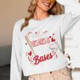 Stealing Hearts Like I Steal Bases Softball Baseball Batter Unisex Long Sleeve T-Shirt