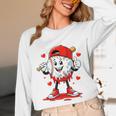 Valentine Baseball Heart Sports Men Boys Kid Unisex Long Sleeve T-Shirt