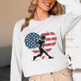 Valentines Baseball Batter Silhouette Heart Men Boys Kid Unisex Long Sleeve T-Shirt Valentines Baseball Batter Silhouette Heart Men Boys Kid Unisex Long Sleeve T-Shirt