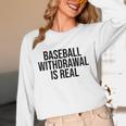 Vintage Baseball Withdrawal Is Real Premium Tri-Blend Unisex Long Sleeve T-Shirt Vintage Baseball Withdrawal Is Real Premium Tri-Blend Unisex Long Sleeve T-Shirt