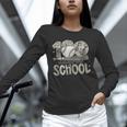 100 Days Of School Baseball Cap Boy School Teacher Unisex Long Sleeve T-Shirt