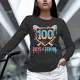 100 Days Of School Baseball Drip 100 Days Of School Unisex Long Sleeve T-Shirt