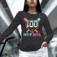 100 Days Of School Baseball Ice Cream Drip 100th Day School Unisex Long Sleeve T-Shirt 100 Days Of School Baseball Ice Cream Drip 100th Day School Unisex Long Sleeve T-Shirt