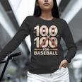 100 Days Of School Baseball Love Valentine’s Day Men Women Unisex Long Sleeve T-Shirt