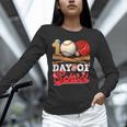 100 Days Of School Baseball Player Sports Game Teacher Kid Unisex Long Sleeve T-Shirt