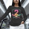 2nd Birthday Baseball Bat Ice-Cream Drip 2yrs Old Boys Kids Unisex Long Sleeve T-Shirt 2nd Birthday Baseball Bat Ice-Cream Drip 2yrs Old Boys Kids Unisex Long Sleeve T-Shirt