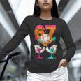 6 7 Ice Cream Drip Baseball Number 67 Player Boy Girl Kids Unisex Long Sleeve T-Shirt