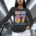 6 7 Mason Baseball Drip Number 67 Player Or 67th Birthday Unisex Long Sleeve T-Shirt 6 7 Mason Baseball Drip Number 67 Player Or 67th Birthday Unisex Long Sleeve T-Shirt