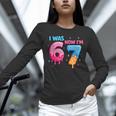 I Was 6 Now I'm 7 Meme Six Seven Baseball 7th Birthday Unisex Long Sleeve T-Shirt