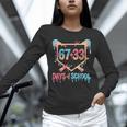 67 33 Days Of School Baseball Drip 100 Days Of School Unisex Long Sleeve T-Shirt
