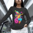 67 Baseball Dabbing Banana 6 7 Dripping Ice Cream Meme Unisex Long Sleeve T-Shirt