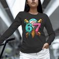 67 Baseball Ice Cream Drip Kids Unisex Long Sleeve T-Shirt