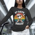 67 Days Of School Bruh Teacher Kids Dabbing Baseball Unisex Long Sleeve T-Shirt 67 Days Of School Bruh Teacher Kids Dabbing Baseball Unisex Long Sleeve T-Shirt