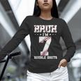 7th Birthday Baseball Bruh I'm 7 Double Digits 7 Years Old Unisex Long Sleeve T-Shirt 7th Birthday Baseball Bruh I'm 7 Double Digits 7 Years Old Unisex Long Sleeve T-Shirt