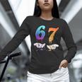 Baseball 67 Ice Cream Drip Six Seven Boys Meme Unisex Long Sleeve T-Shirt Baseball 67 Ice Cream Drip Six Seven Boys Meme Unisex Long Sleeve T-Shirt