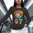 Baseball 67 Ice Cream Drip 67 Six Seven Meme 67th Birthday Unisex Long Sleeve T-Shirt Baseball 67 Ice Cream Drip 67 Six Seven Meme 67th Birthday Unisex Long Sleeve T-Shirt