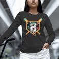 Baseball 8 Year Old Ice Cream Drip 8th Birthday Boy Number 8 Unisex Long Sleeve T-Shirt