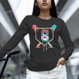 Baseball 8 Year Old Ice Cream Drip 8th Birthday Boys Player Unisex Long Sleeve T-Shirt